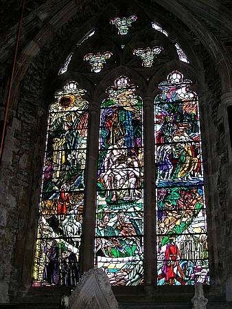 Winchelsea - Detail of Stained Glass